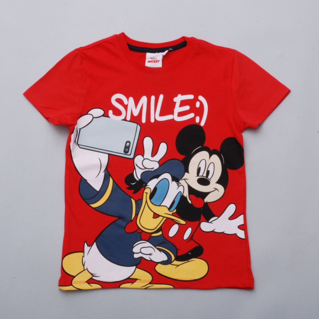

Футболка для мальчика Pepco 116 Mickey красная