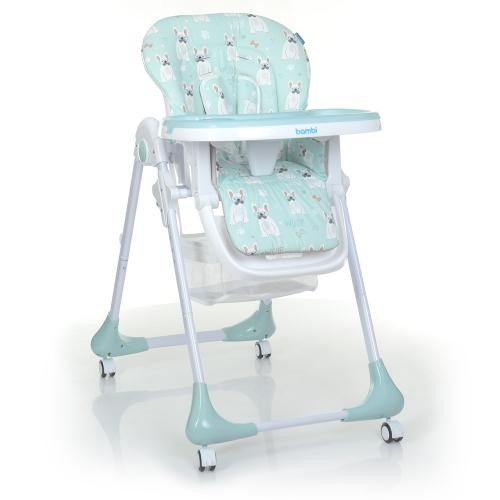 

Детский стульчик для кормления M 3233 Puppy Boy Blue, Голубого цвета