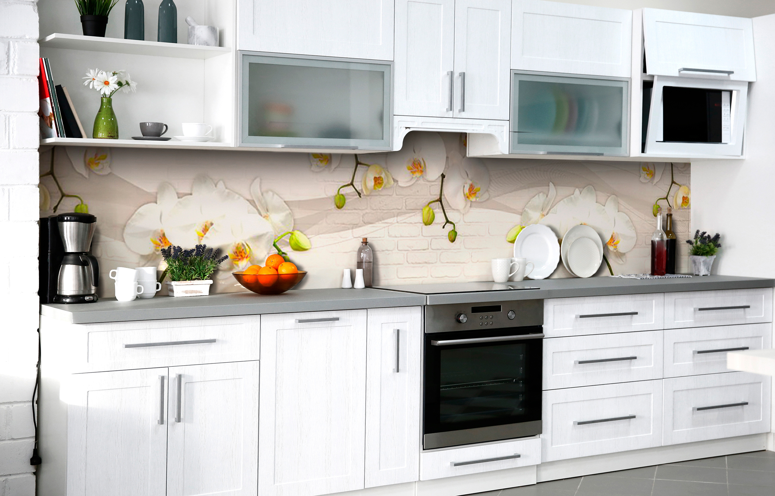 

Скинали на кухню Zatarga Оранжерея 650х2500 мм (Z182877/1)