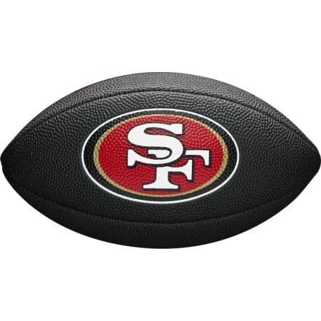 

Мяч для американского Wilson футбола Wilson MINI NFL TEAM SOFT TOUCH FB SF №3 черный WTF1533BLXBSF