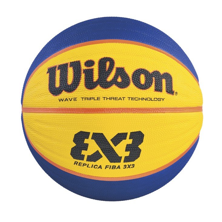 

Мяч баскетбольный Wilson FIBA 3X3 REPLICA BBALL №6 Синий/желтый WTB1033XB