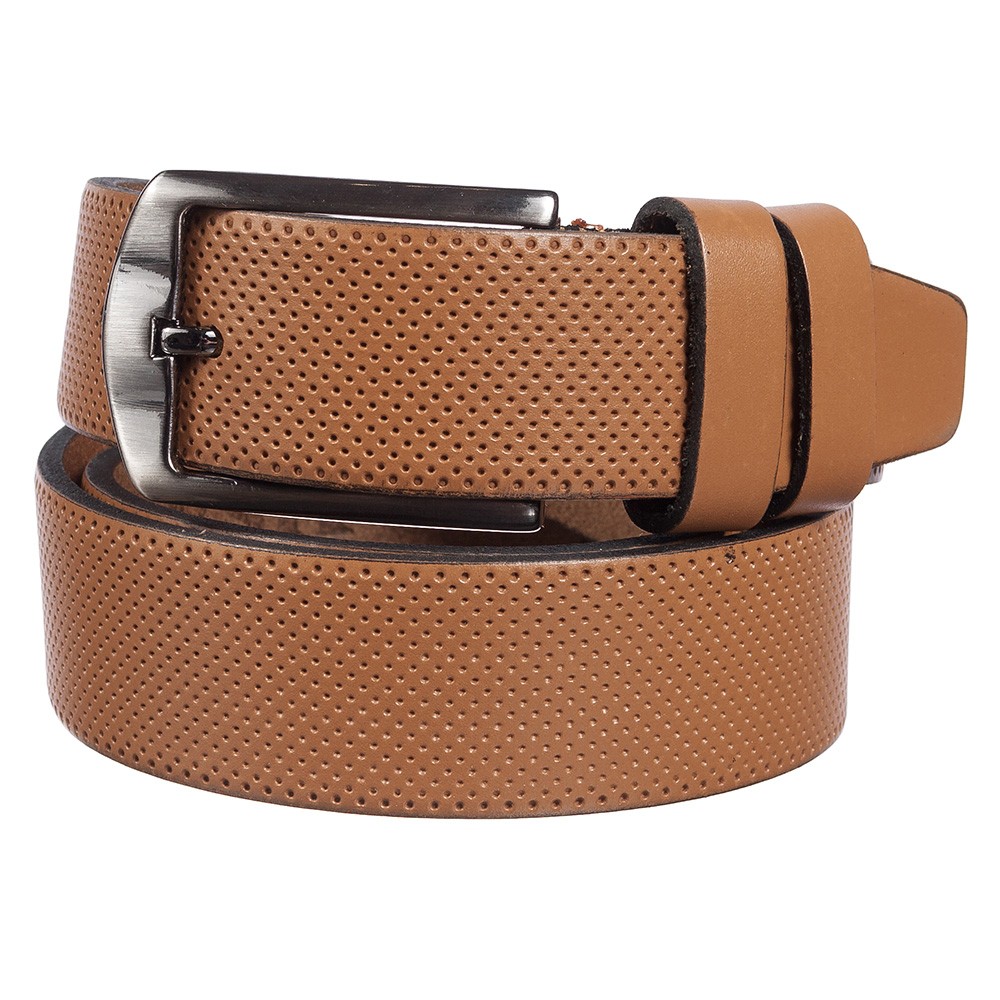 

Ремень кожаный Y.S.K. классический 3,5 см 2078-19 кофе