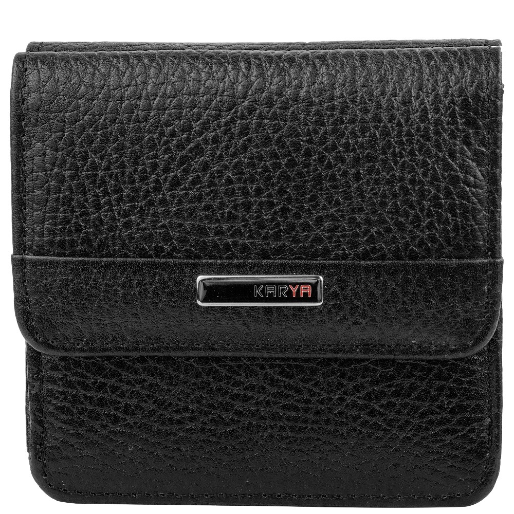 

Кошелек женский кожаный KARYA 1106-45 черный флотар