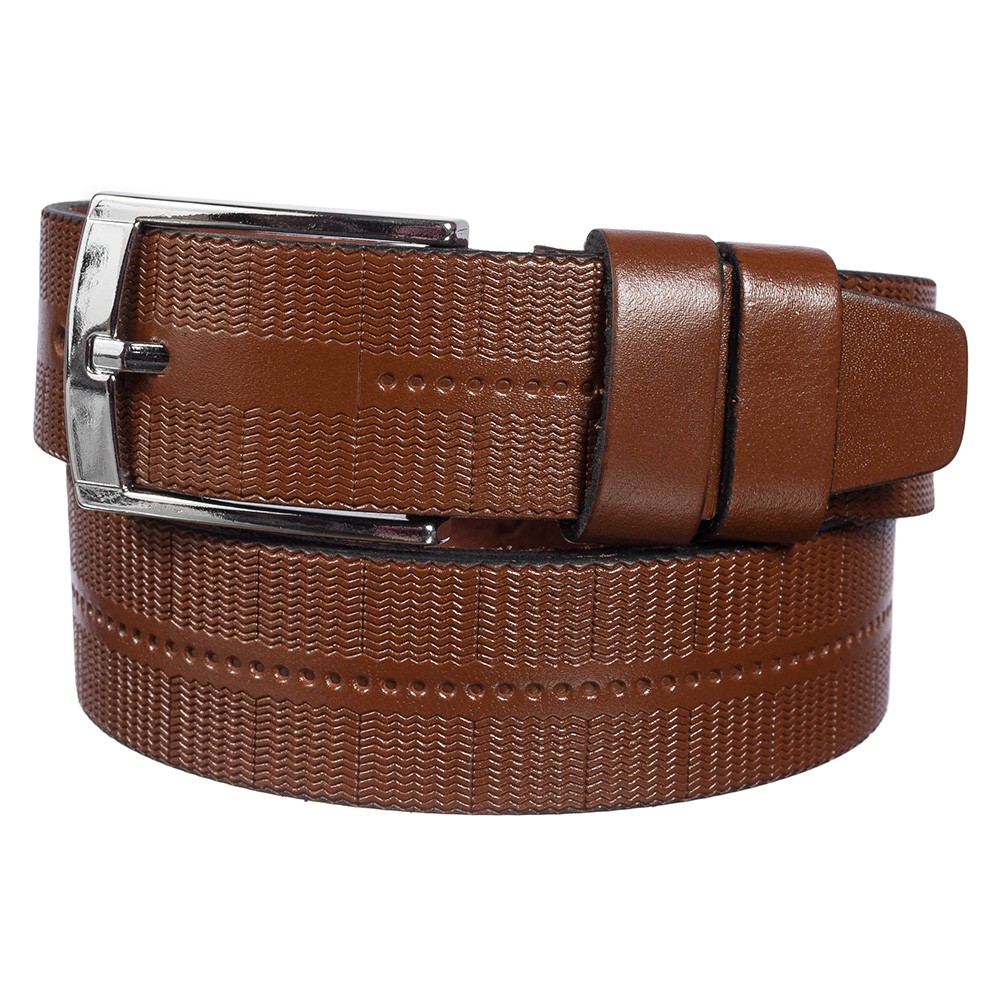 

Ремень кожаный Y.S.K. классический 3,5 см 2099-4 рыжий