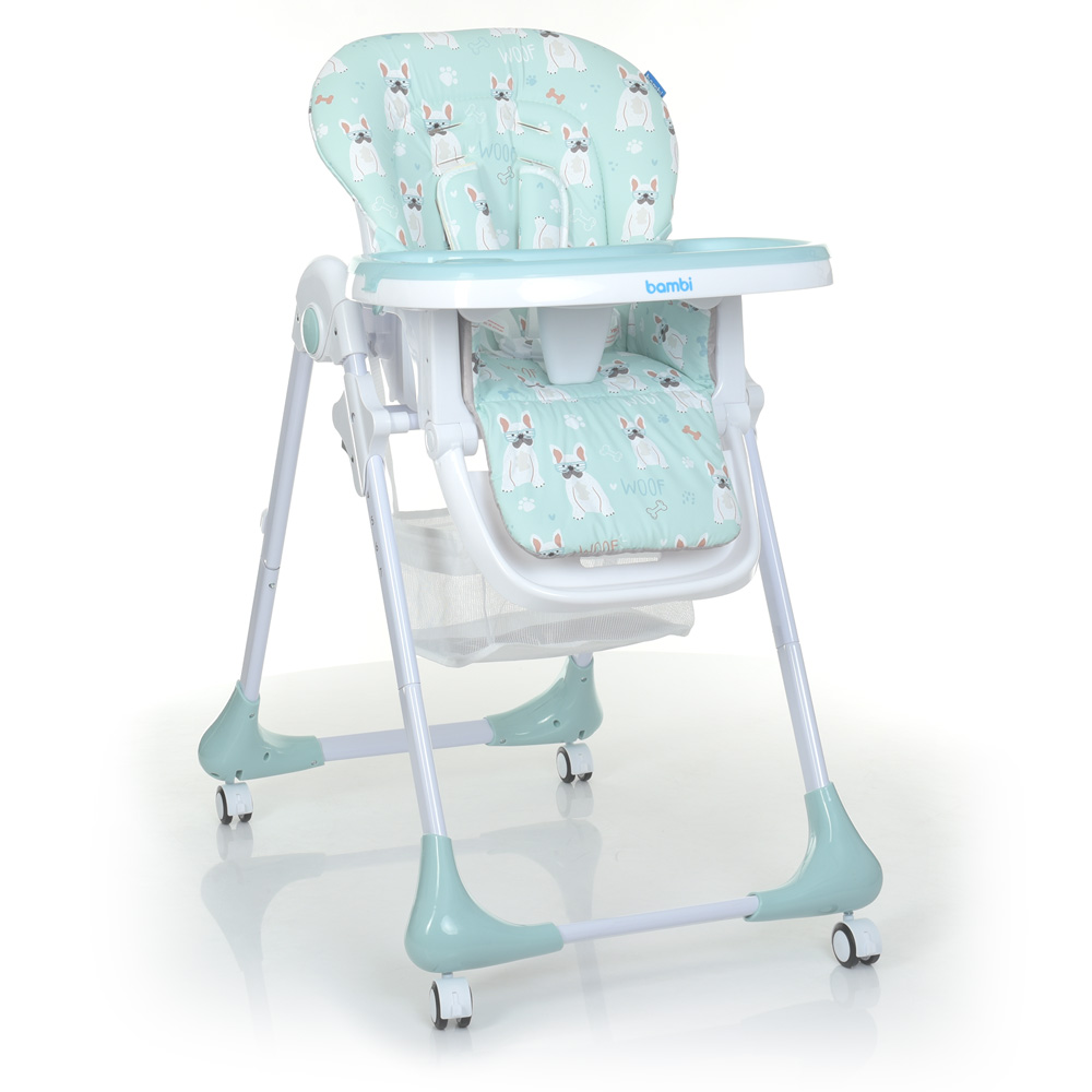 

Стульчик для кормления Bambi M 3233 Puppy Boy Blue