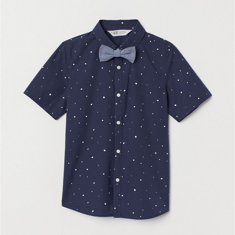 

Рубашка + бабочка H&M 717583 164 см Темно-синие