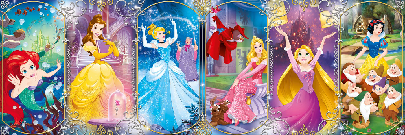 

Пазли Clementoni Панорама - Діснеївські Принцеси. Колаж / Disney Princess, 1000 елементів (39444)