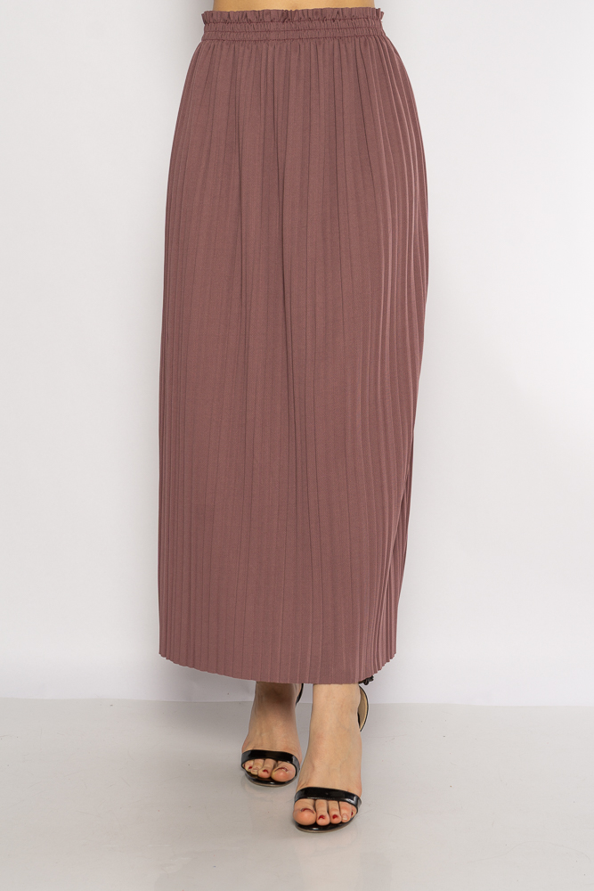 

Юбка макси плиссированная Time of Style 631F004 M-XL Фиолетовый