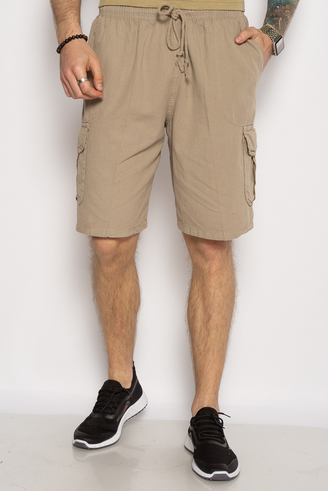 

Бриджи однотонные Time of Style 637F004 XL Серо-бежевый