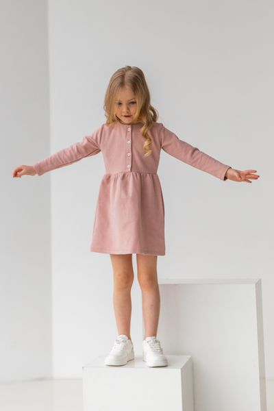 

Сукня з довгим рукавом Stimma Kids Stim-6899 110 см пудровий