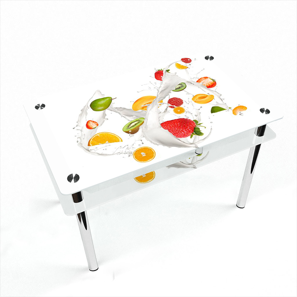 

Стіл БЦ-стіл Прямокутний з проходить полицею Milkshake Еко (610 x 910 x 750)