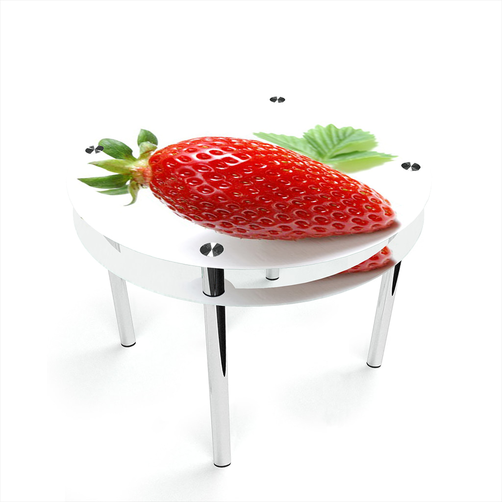 

Стіл БЦ-стіл Круглий з проходить полицею Sweet berry Еко (700 x 700 x 750)