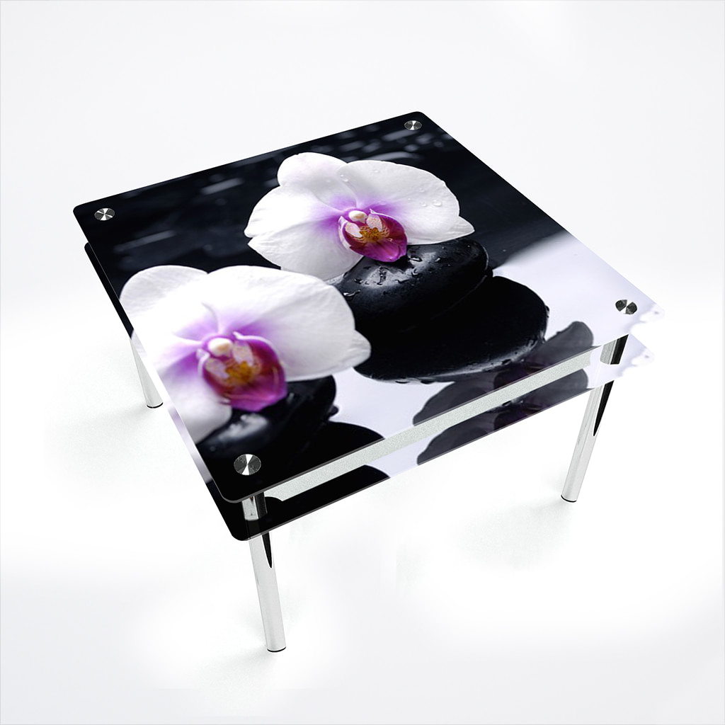 

Стіл БЦ-стіл Квадратний з проходить полицею Relax Еко (700 x 700 x 750)