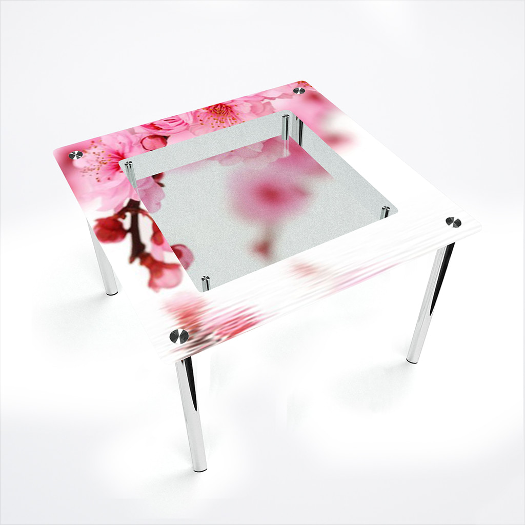 

Стіл БЦ-стіл Квадратний з полицею Sakura Еко (700 x 700 x 750)