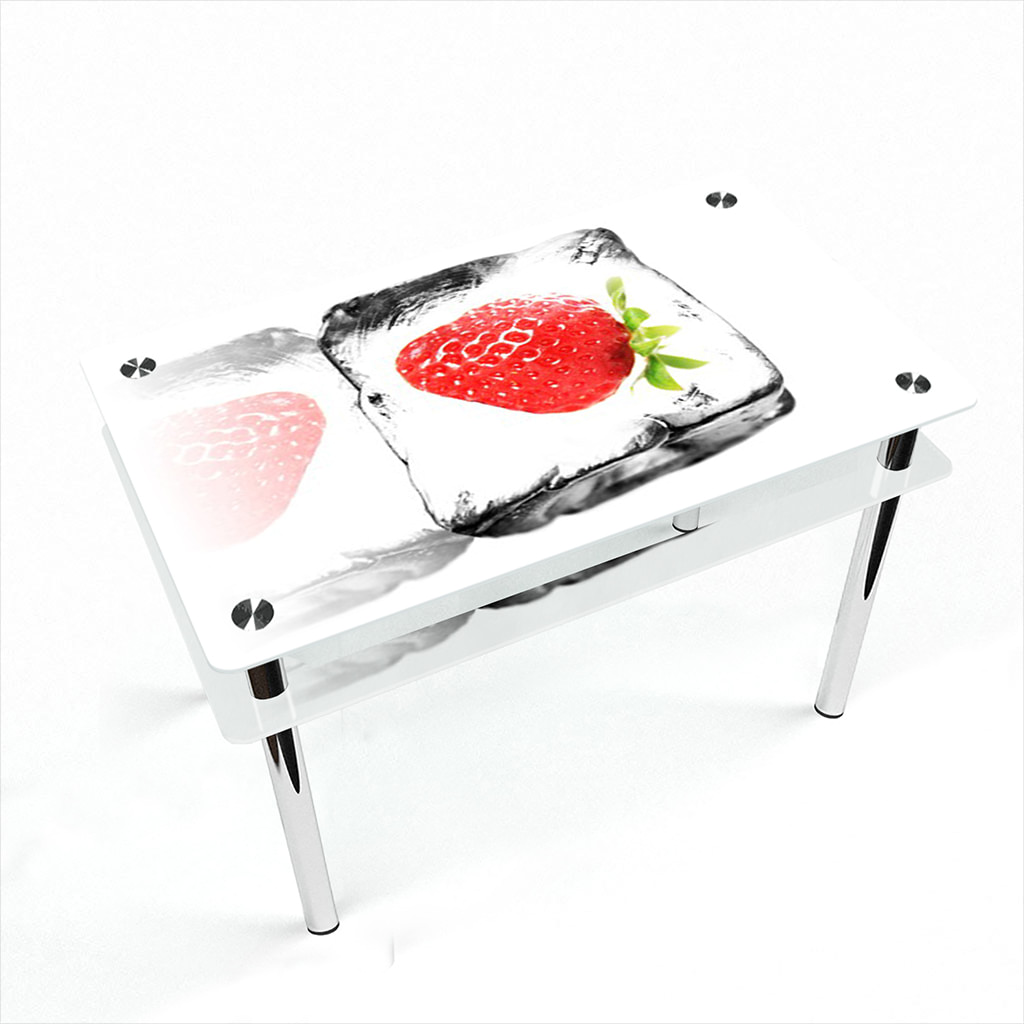 

Стіл БЦ-стіл Прямокутний з проходить полицею Ice berry Еко (610 x 910 x 750)