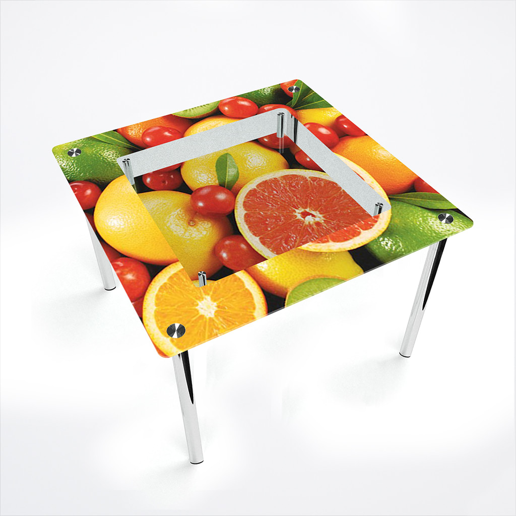 

Стіл БЦ-стіл Квадратний з полицею Fruit Еко (700 x 700 x 750)