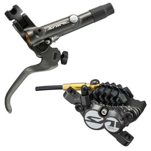 

Тормоз гідравлічний дисковий SHIMANO M820 SAINT задній 4-поршня гидролінія J-kit 1700мм
