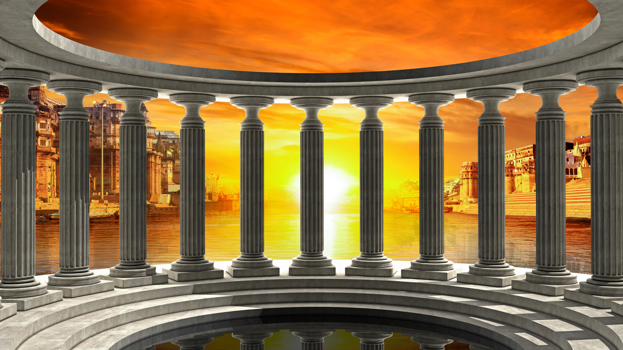 

Фотообои 3D 'Античность' (4815) , Гладь