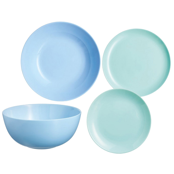 

Сервиз столовый Luminarc Diwali Light Turquoise and Blue 19 пр P4359