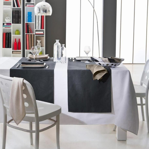 

Скатерть Tradi Linge Spirale Rouge 150х300 см 1095492