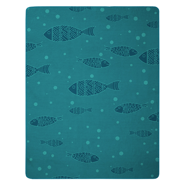 

Плед Biederlack TOP C Light Tr Deep blue sea 150x200 см 750877