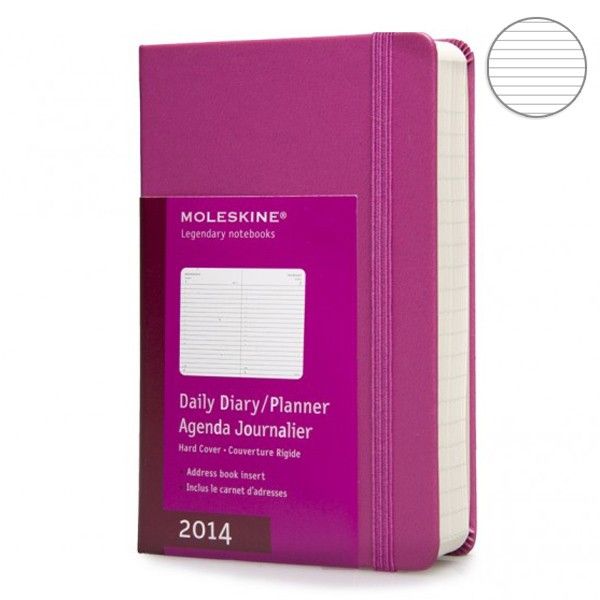 

Ежедневник Moleskine 2014 средний маджента DHD112DC3T