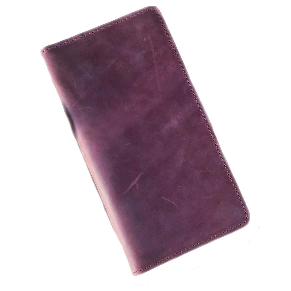 

Кошелек кожаный Fresh Hand Made фиолетовый 20*10