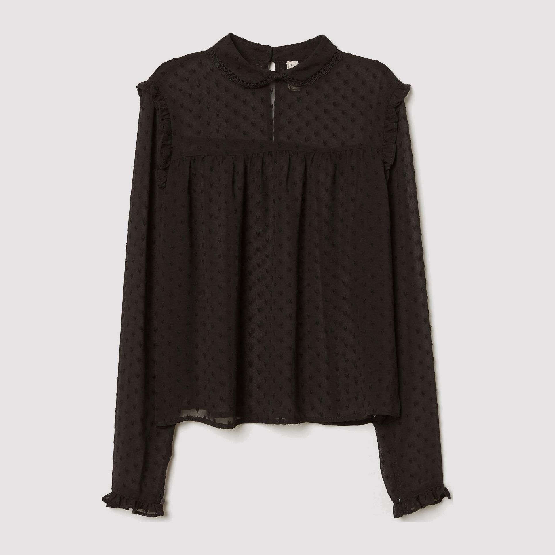 

Блузка H&M 6777378-AAAD 44 Черная