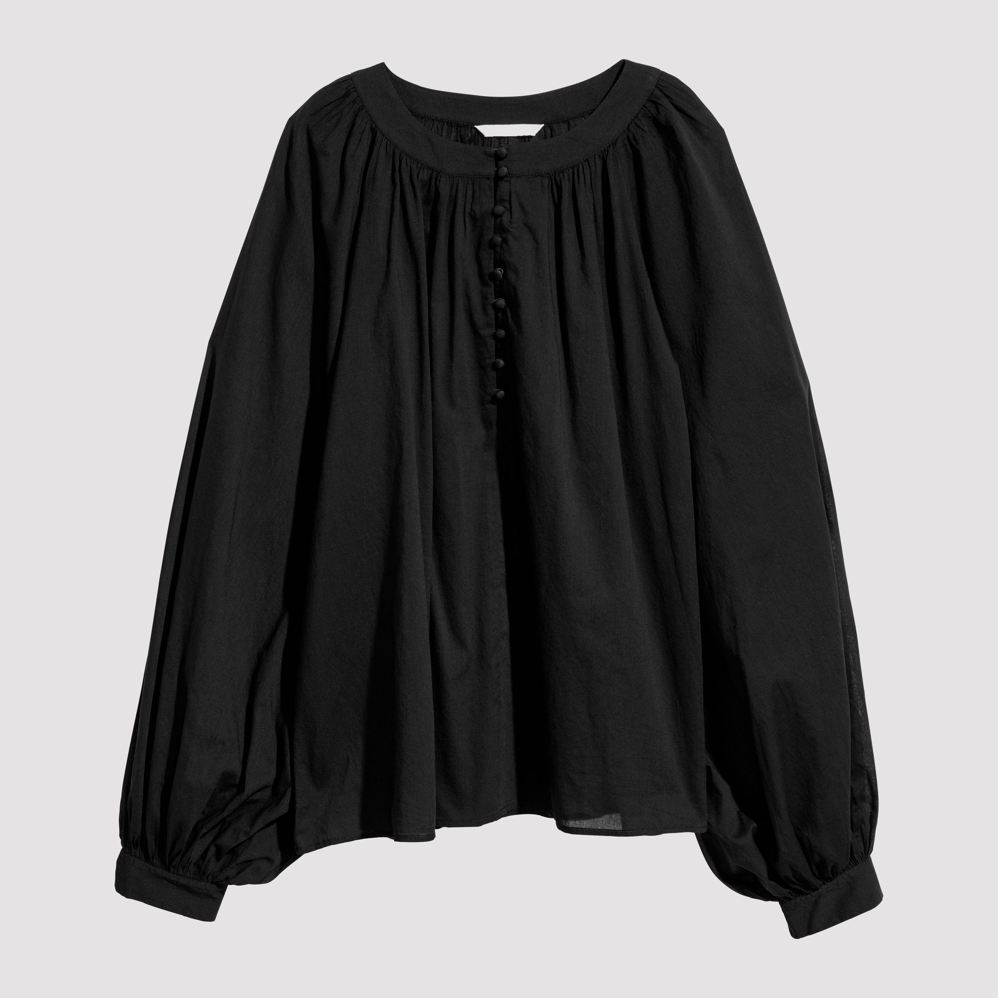 

Блузка H&M 6314927-AAAD 38 Черная