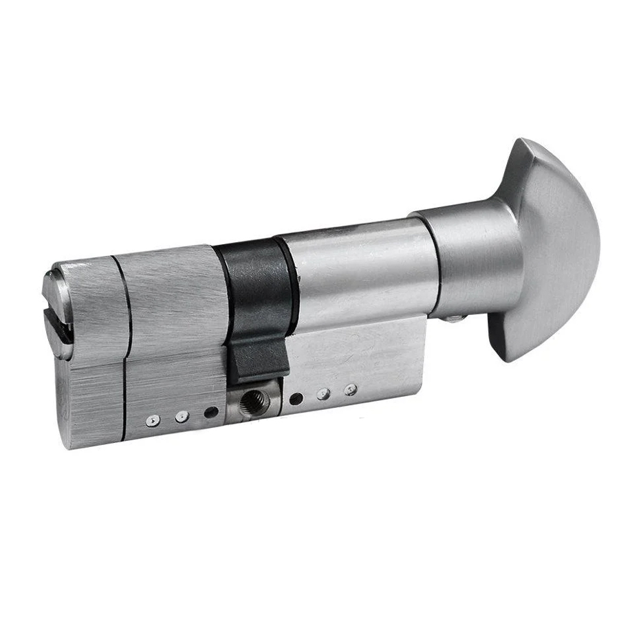 

Цилиндр замка SECUREMME K22 ключ-тумблер (мат хром) 90 мм (60+30Т)