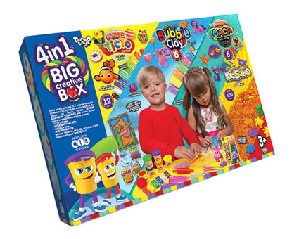 

Набор креативного творчества "4в1 BIG CREATIVE BOX" укр. (4) 7857 BCRB-0O1-01U Danko Toys