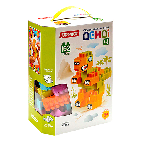 

Игрушка Конструктор "ДЕНДИ 4" 162 элемента в коробке (10) 71368 Юника