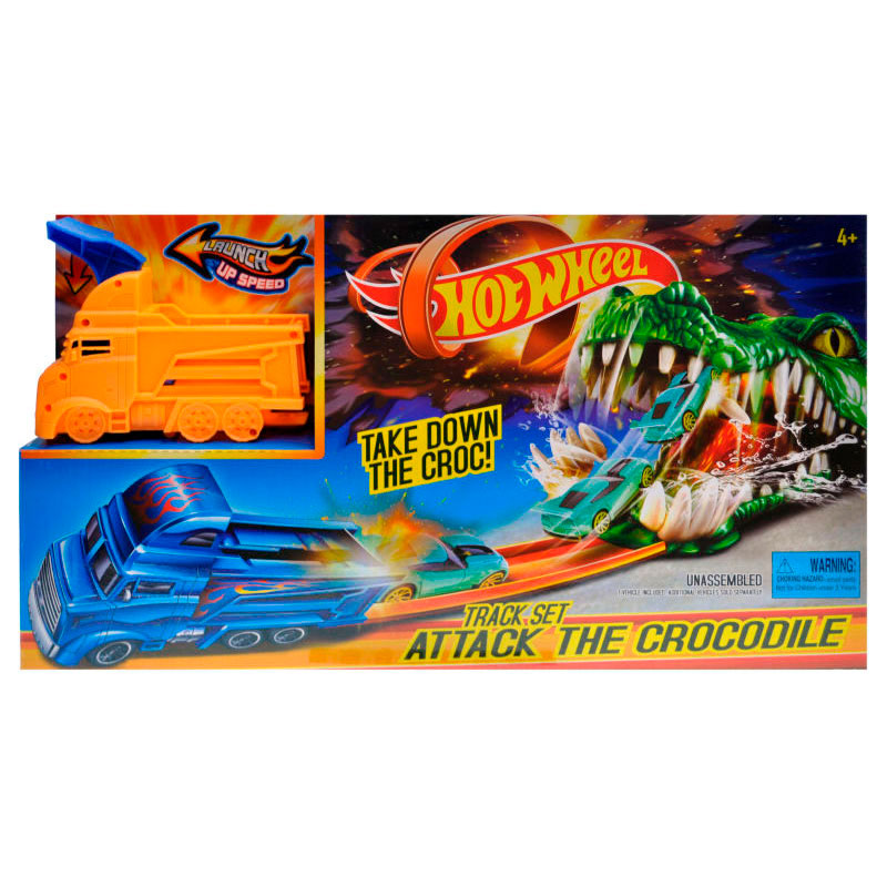 

Трек с запуском Hot Wheel "Crocodile" +1 машинка в коробке 3078