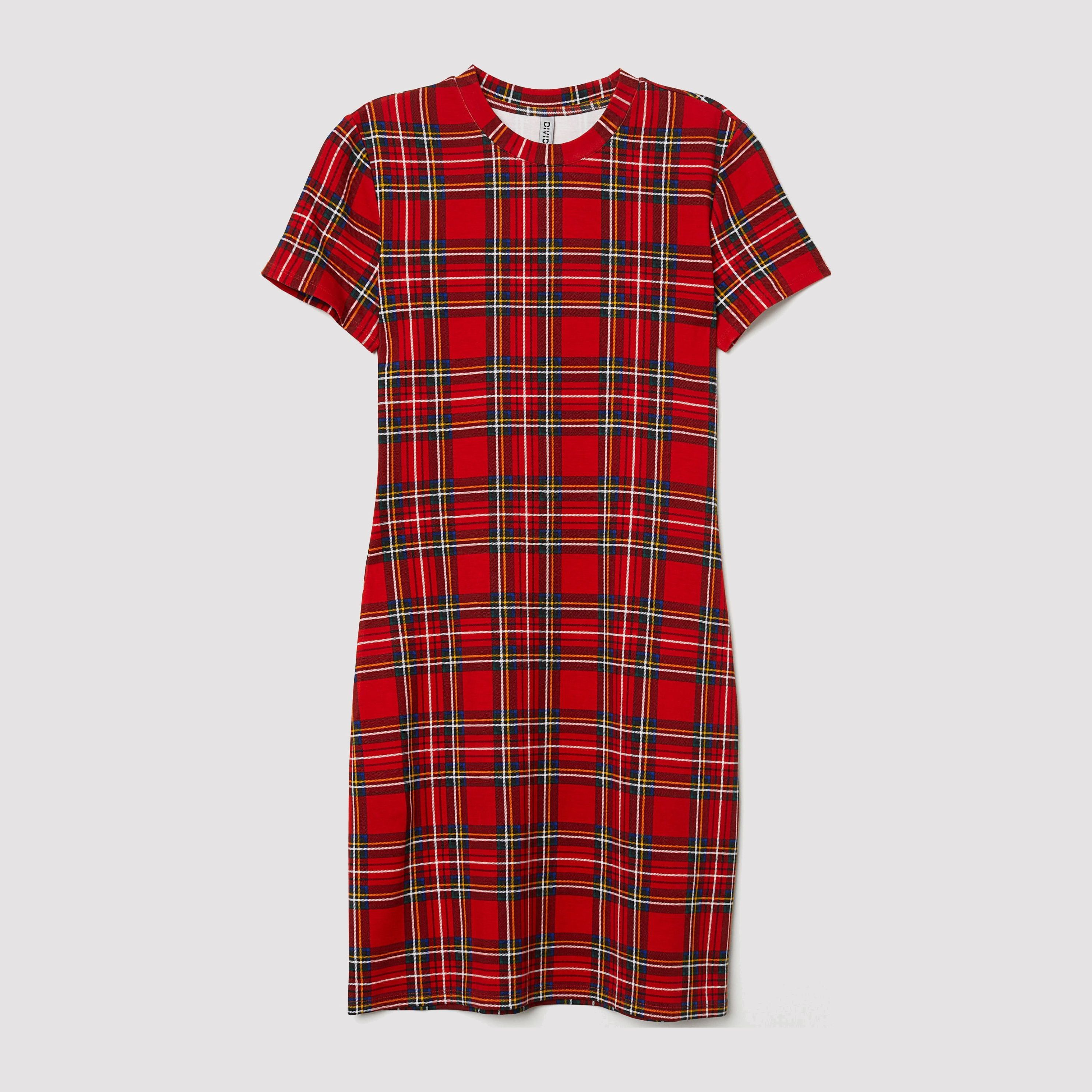 

Платье H&M 6712178-ABPO S Красное с разноцветным