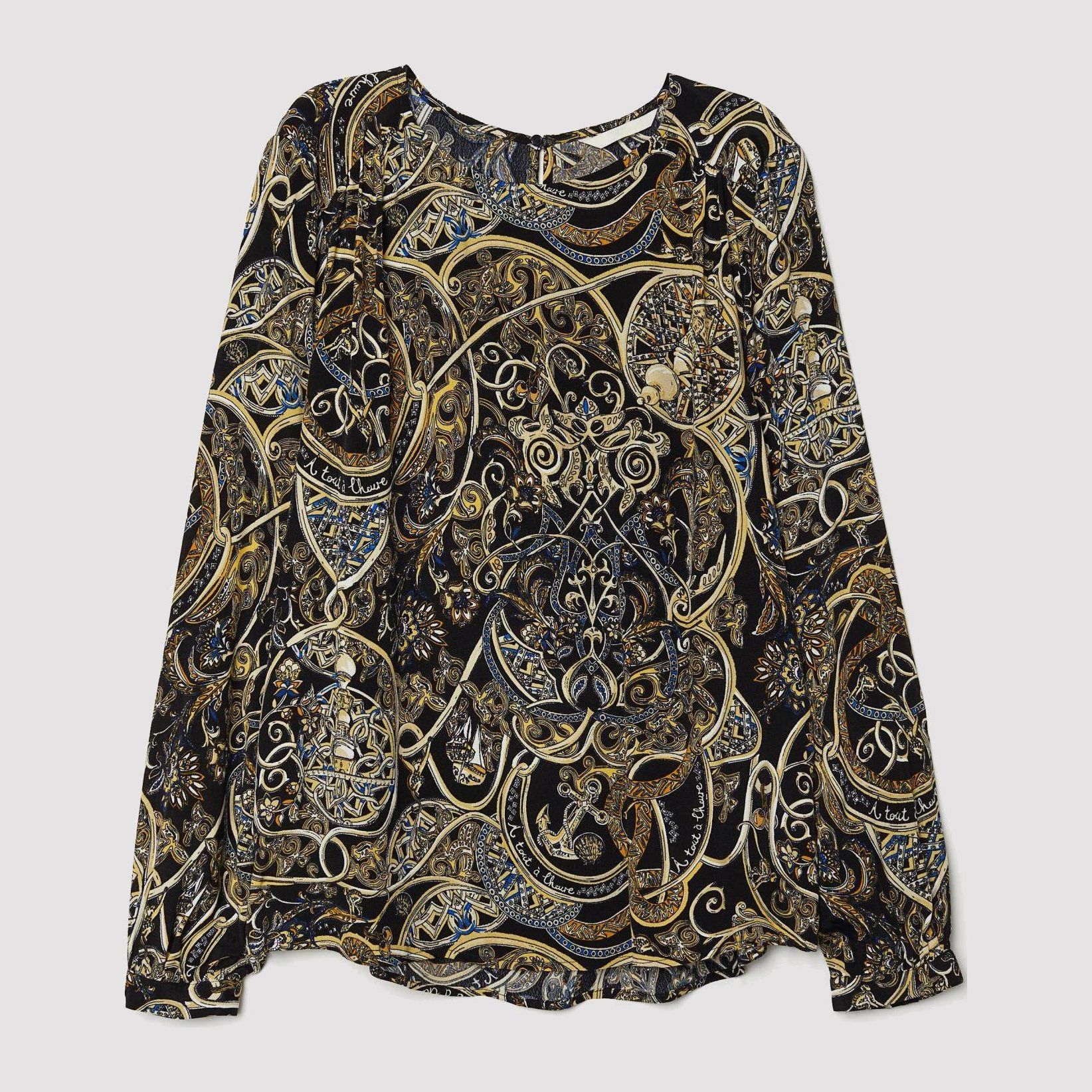 

Блузка H&M 6675078-ADMZ 36 Черная