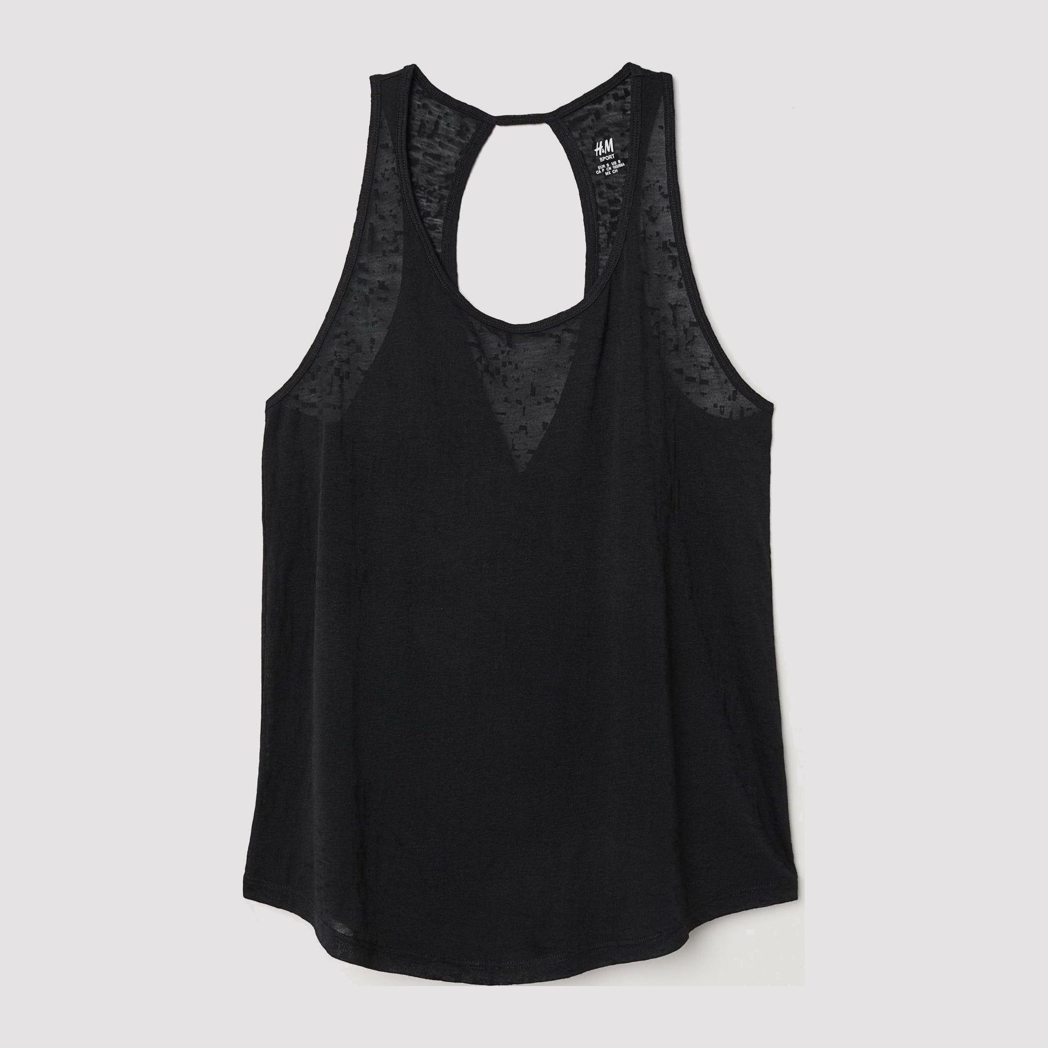 

Спортивная майка H&M 6253168-AAAD M Черная