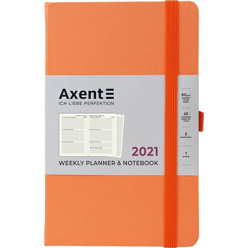

Еженедельник 2021 Axent Partner Strong, 125*195, 8505 Персиковый