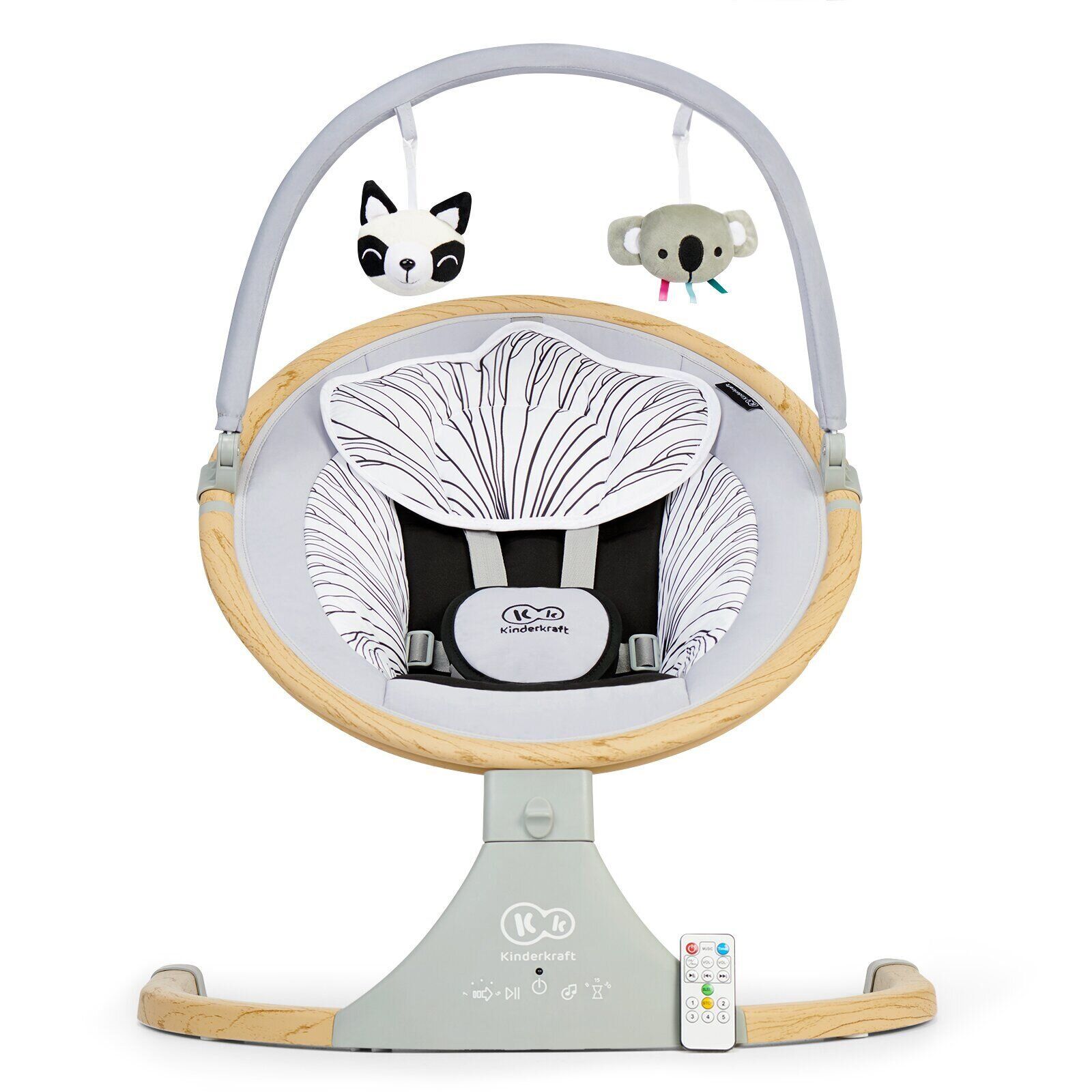 

Кресло-качалка Kinderkraft Lumi Wooden (KBLUMI00GRY0000)