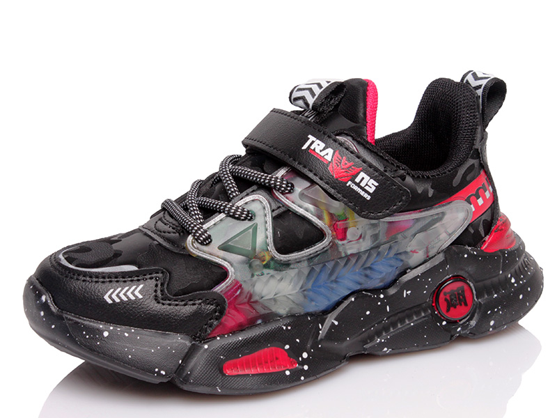 

Кроссовки Kidsmix 8227 BLACK-RED-ROZ 32