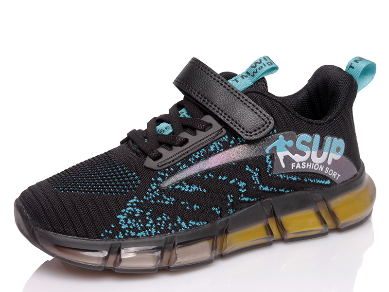 

Кроссовки Kidsmix 605C BLACK-YELLOW-ROZ 36