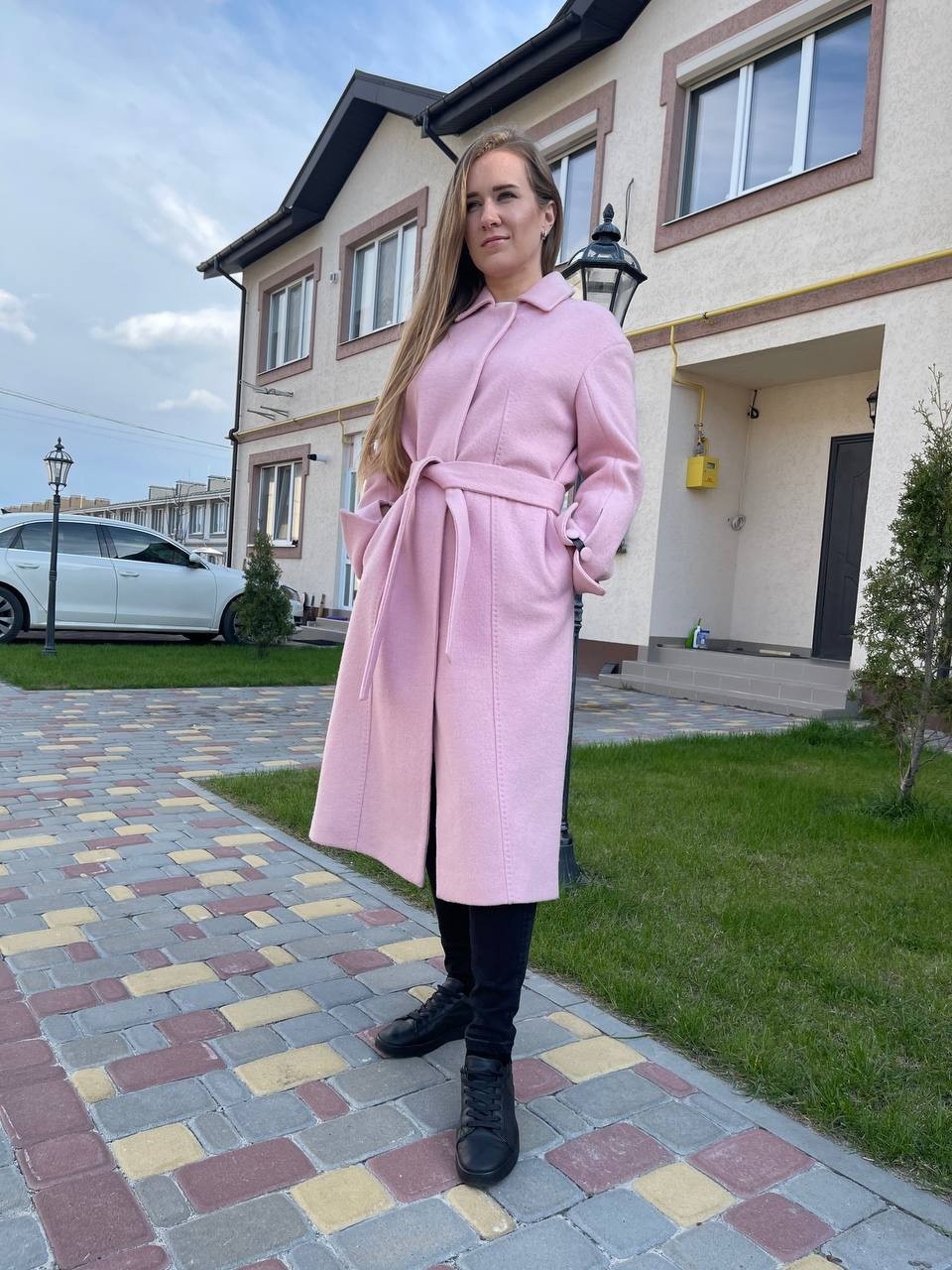 

Женское пальто Albanto 25Е14W 44 Пудра