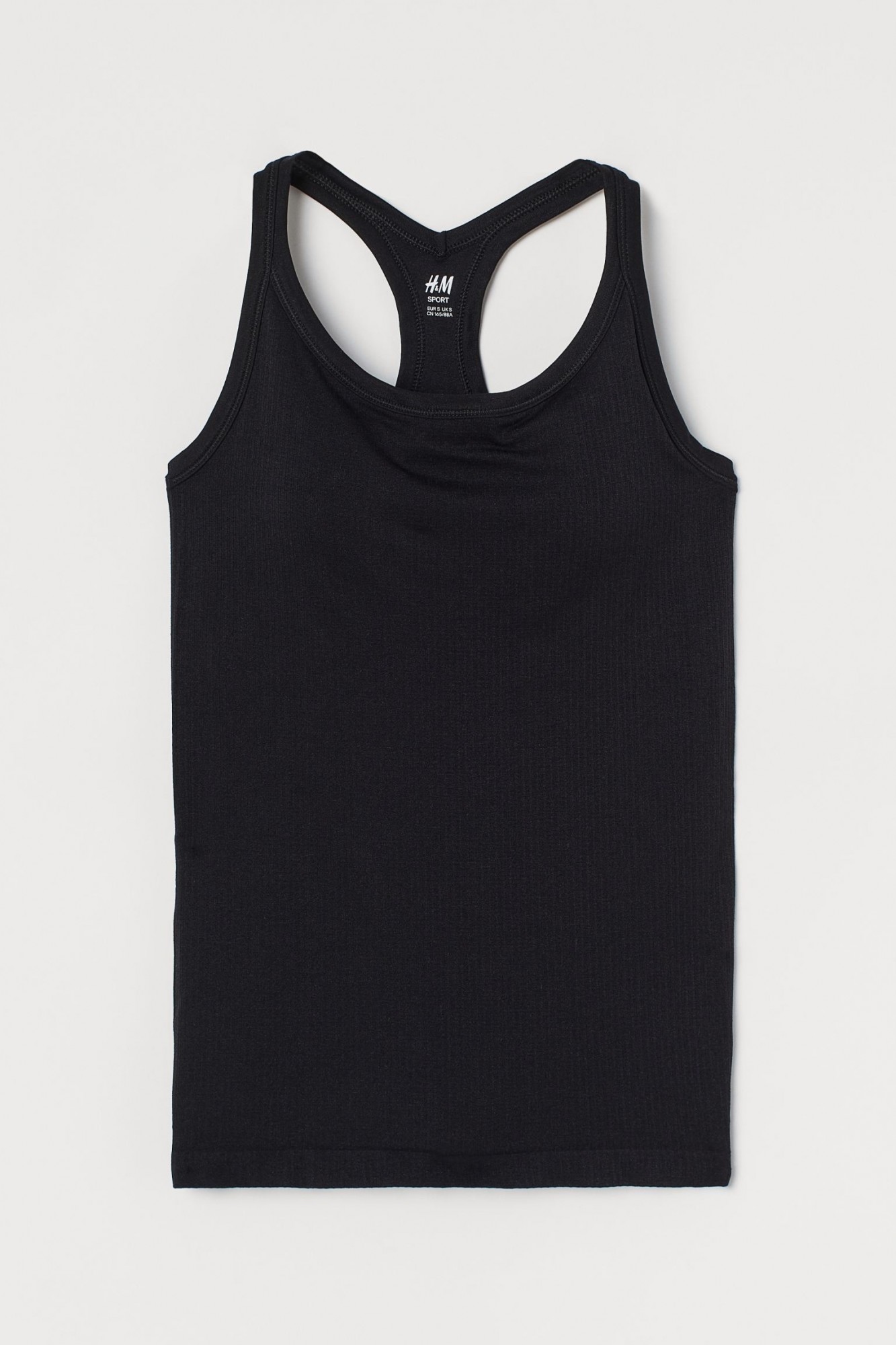 

Топ спортивный H&M SPORT S черный 8792872sm