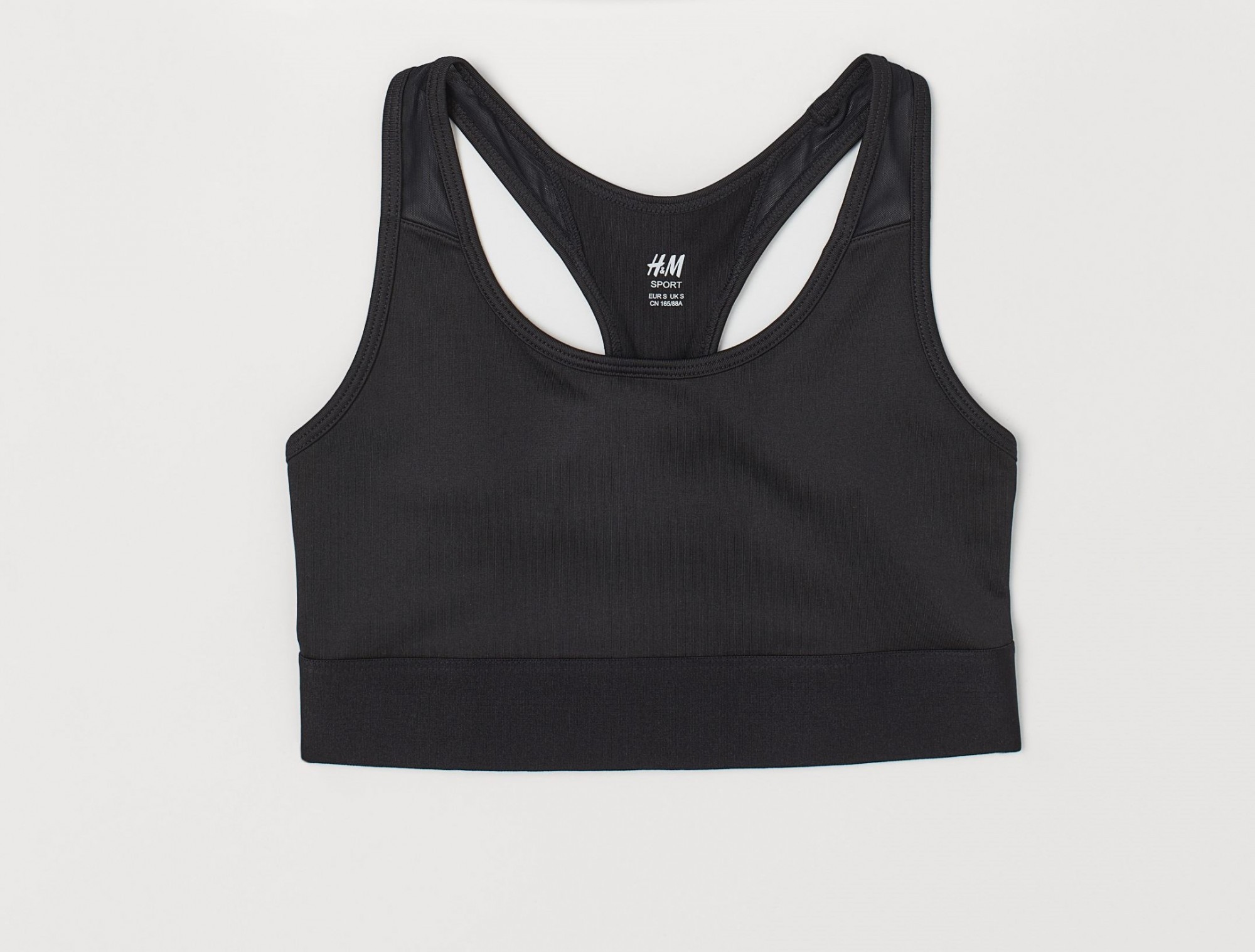 

Топ спортивный H&M SPORT XL черный 8650861RP5