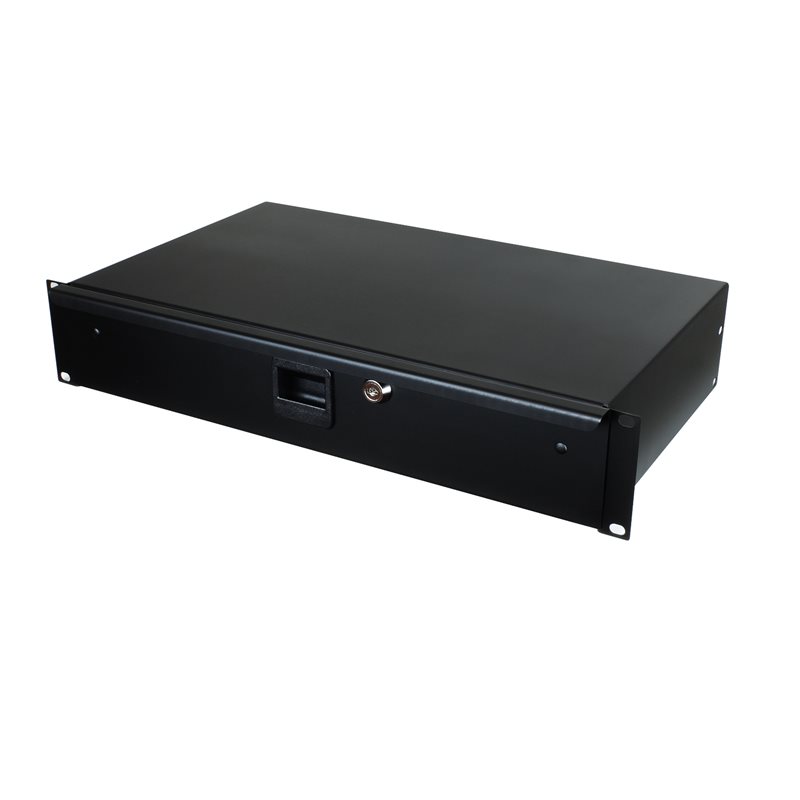 

Шухляда 2 Unit 19" выдвижная с защелкой и замком под ключ Penn Elcom R1292k/10 глубина 255 мм