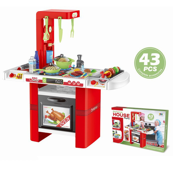 

Игровой набор кухня A-Toys 8759K из крана течет вода, с посудой KTCH10698