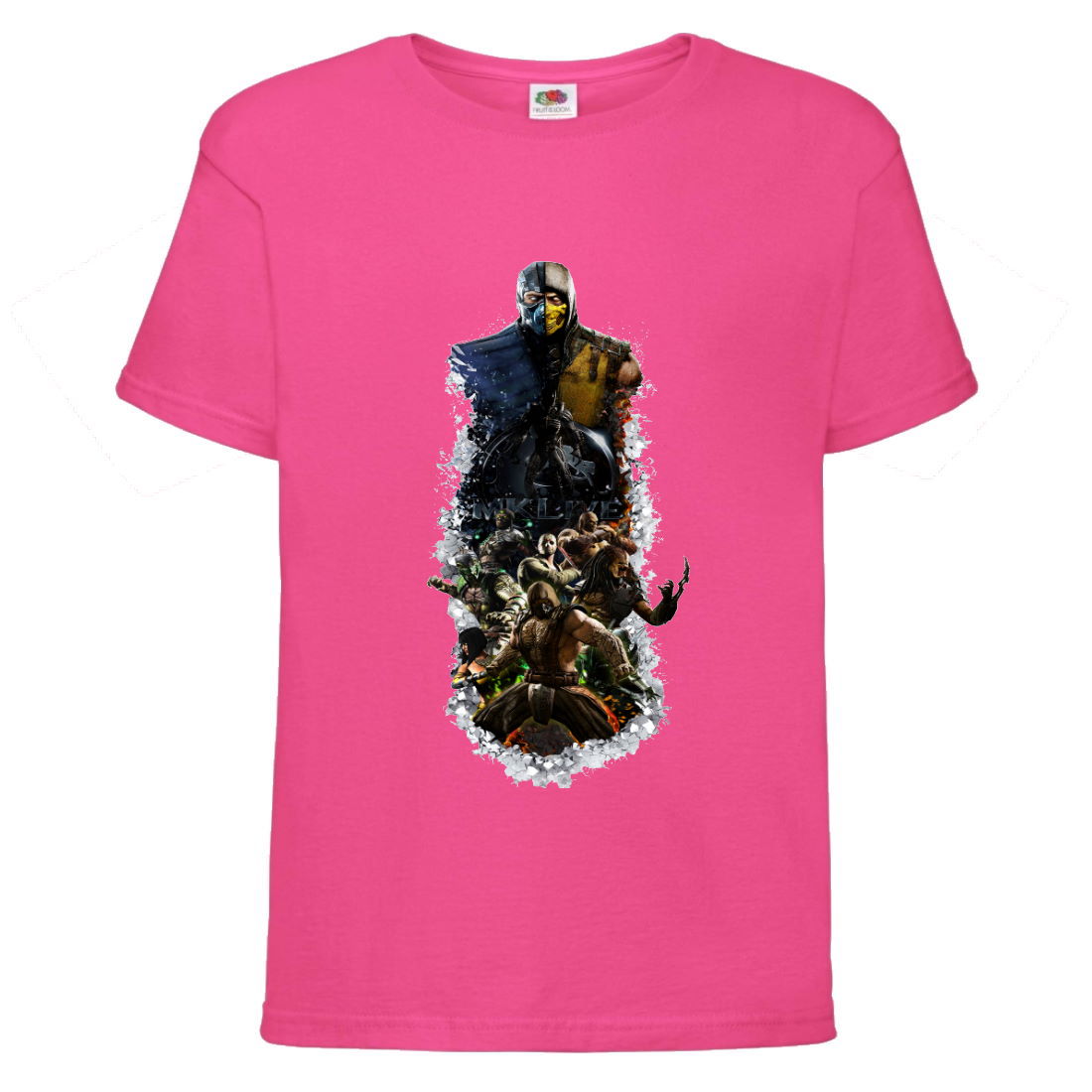 

Футболка детская Мортал Комбат 004 (Mortal Combat) розовая (MRC pnc 004) 116 см