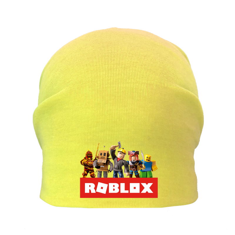 

Шапка детская Роблокс желтая (Roblox -001) 50-52 см