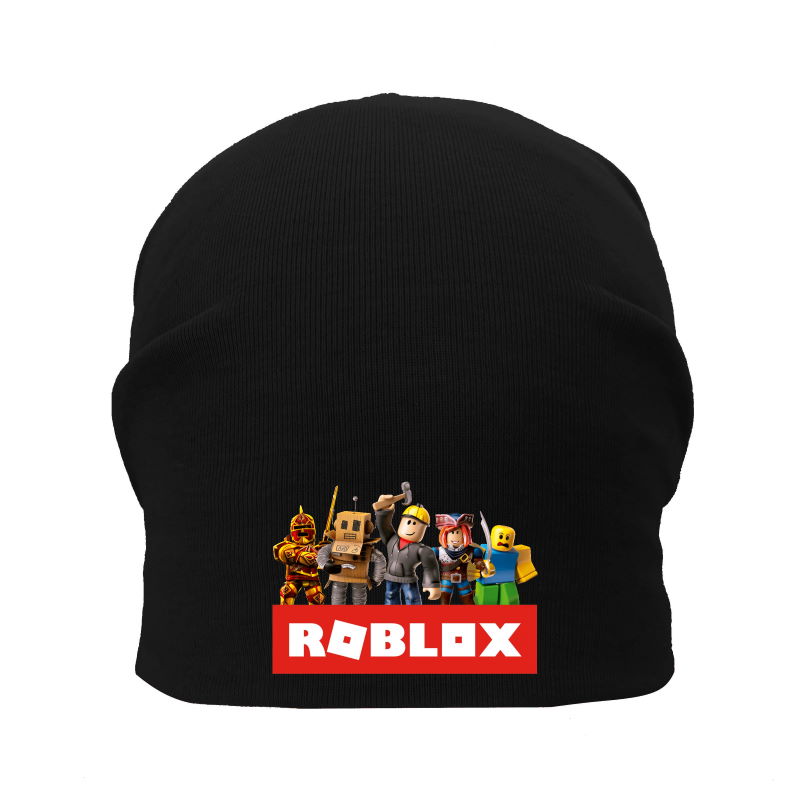 

Шапка детская Роблокс черная (Roblox -001) 54-56 см