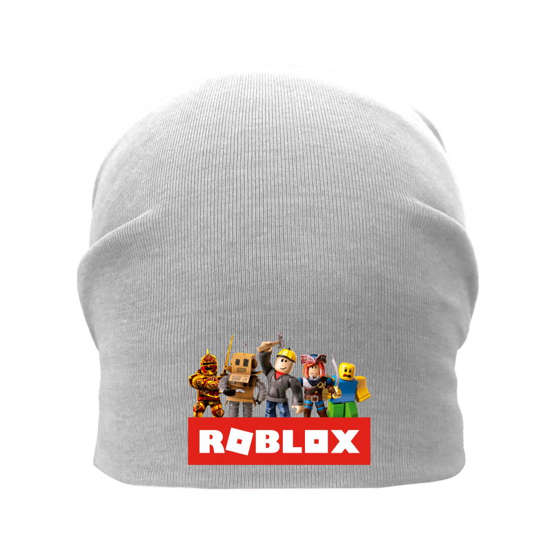 

Шапка детская Роблокс серая (Roblox -001) 50-52 см