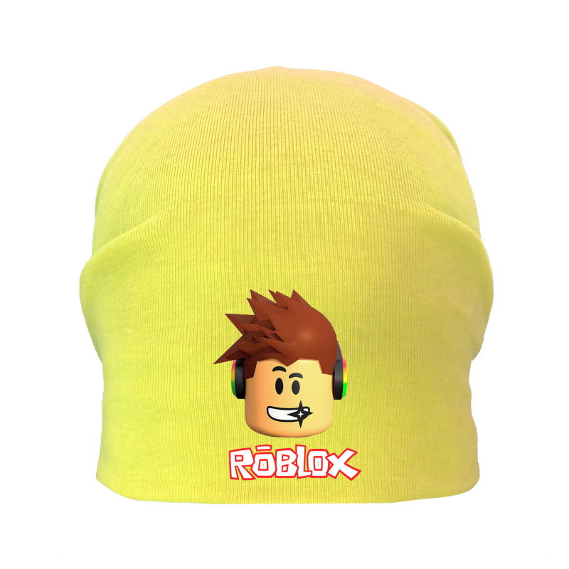 

Шапка детская Роблокс желтая (Roblox -002) 50-52 см